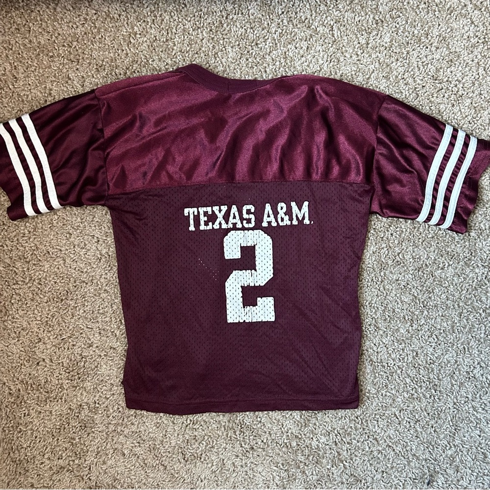 Women’s Texas A&M Maroon Cropped Jersey Size XS/S |A172